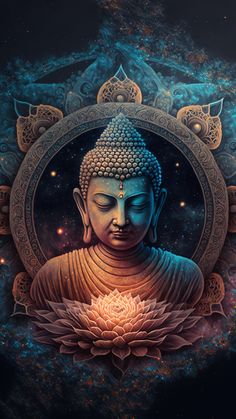 Bouddha Lotus Religieux