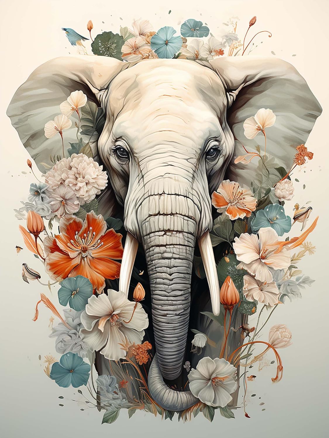 Fleurs Éléphant