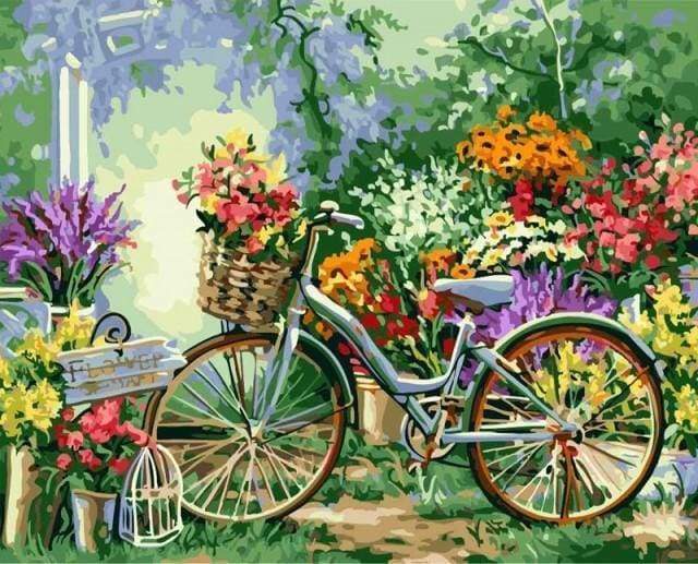 Fleurs et Vélos
