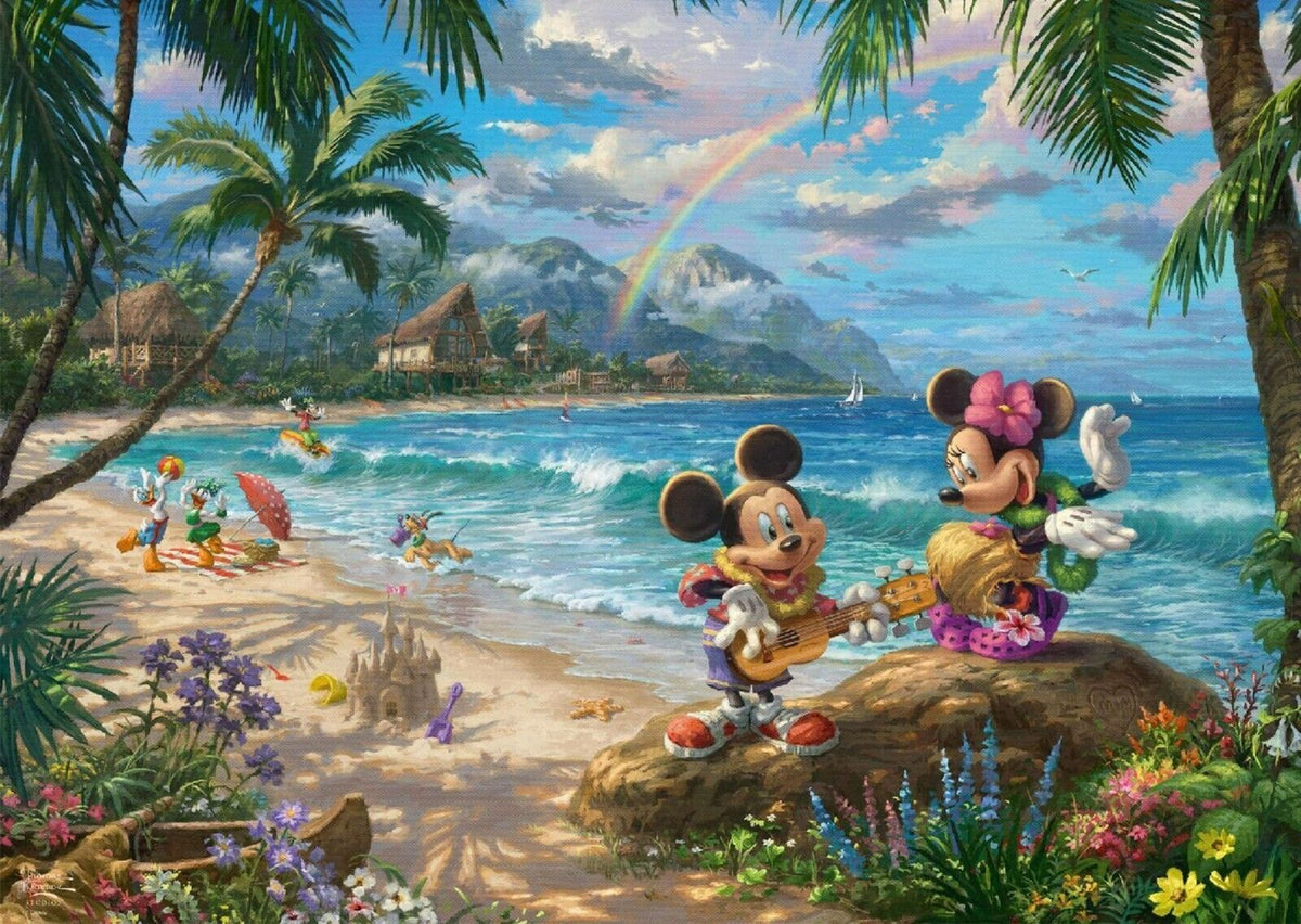 Mickey et Minnie à Hawaï
