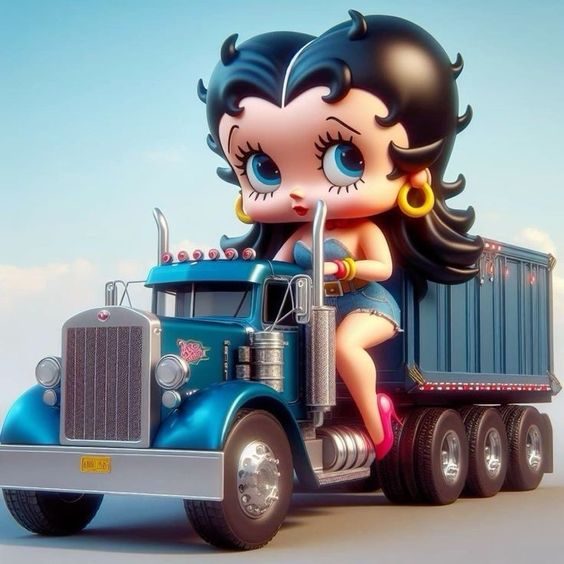 Betty Boop et le Camion