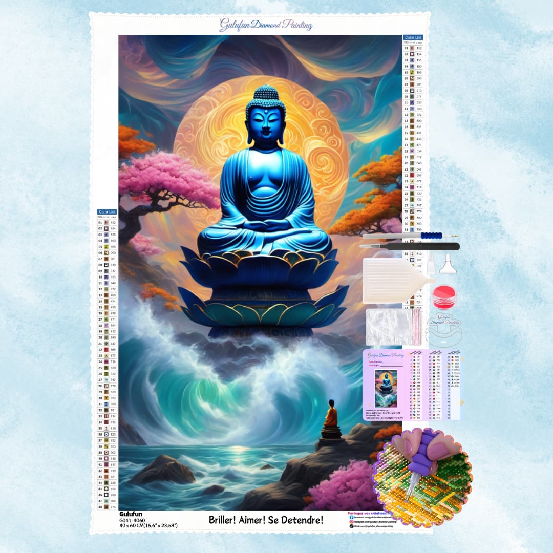 Bouddha Lotus Religieux