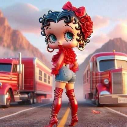 Betty Boop et le Camion