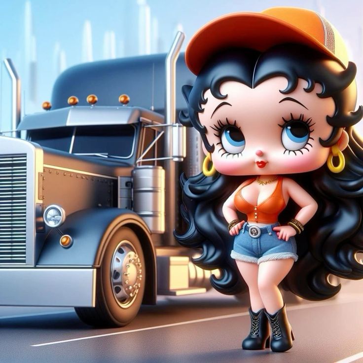 Betty Boop et le Camion