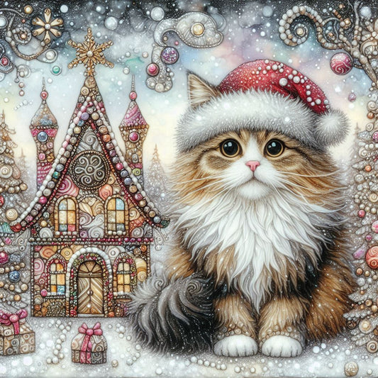 Chat Mignon de Noël